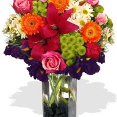 Assorted Flowers Vase Bouquet